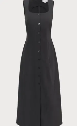 RIHOAS The Black U Neck Tie Back Sleeveless Maxi Dress 3 thumbnail 7