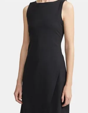 Theory Risbana New Stretch Wool Sheath Dress Black size 6 thumbnail 1