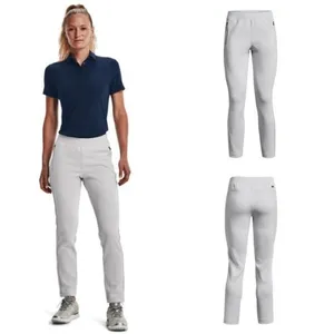 NWT UNDER ARMOUR Women's UA Links Pull-On Golf Pants in Halo Grey XXL thumbnail 2