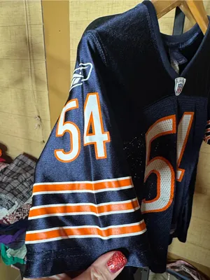 Vintage Reebok Chicago Bears Brian Urlacher #54 NFL Jersey Women’s Small thumbnail 9