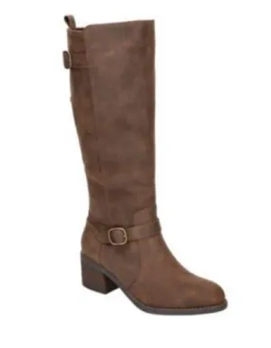 Bella Vita Baina Block Heel Tall Boots, Brow Size 11M New in Box Retail $110 thumbnail 3