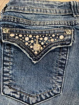 Miss Me Flap Pocket Jeans Blue JW5141BB Boot Size W30 L34 thumbnail 12