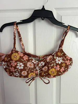 Hollister Floral Bikini Top thumbnail 1