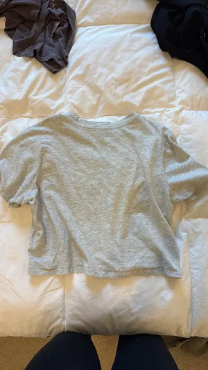 Abercrombie & Fitch 100% Cotton Cropped Tee thumbnail 4