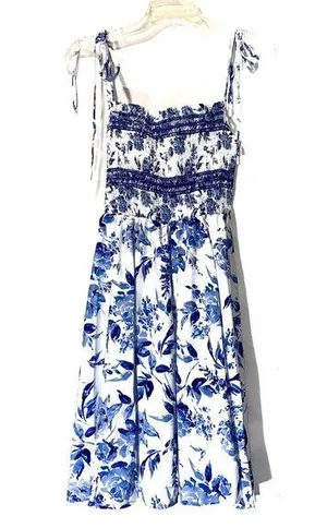 Floral Tie Shoulder Dress Women’s XS thumbnail 1