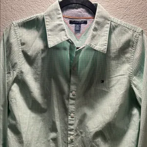 Tommy Hilfiger Green Casual Button Down Shirt thumbnail 6