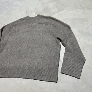 VTG Abercrombie & Fitch Women's Gray Wool Blend Knit Crew Neck Pullover SZ L Y2K thumbnail 8