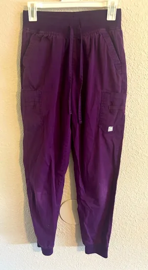 Purple Women's Scrub Pants thumbnail 1