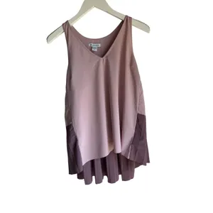 Athleta Women's Blush Pink Colorblock Swing Tank Top Medium Travel Hiking thumbnail 5