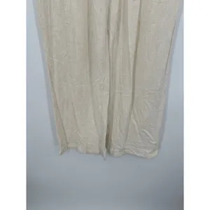 Blenca‎ Womens Cream Linen Blend Loose Fit Pants Women Sz S Boho Coastal Minimal thumbnail 4