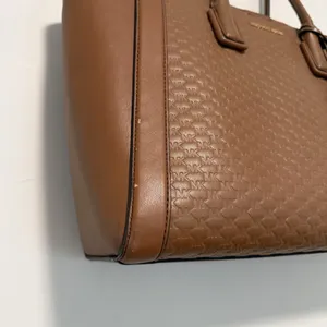 Michael Kors‎ Brown Leather Kali Shoulder Tote Bag Purse thumbnail 2