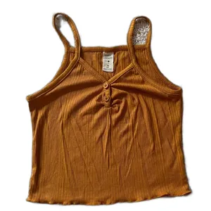Lazy Sundays Tank Top in Mustard Yellow XS thumbnail 1