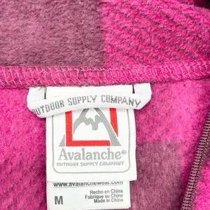 Avalanche Womens Fleece Pullover Size M Quarter Zip Gorp Outdoor Cabin Après Ski thumbnail 6