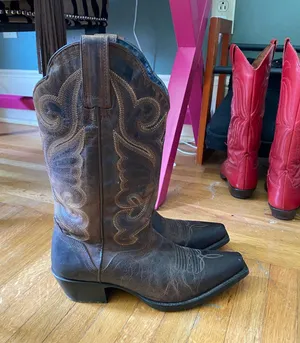 Cowgirl Boots Brown Size 6.5 thumbnail 1