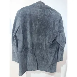 Dennis Basso Genuine‎ Leather Suede Black Blazer Jacket Women's XL thumbnail 6