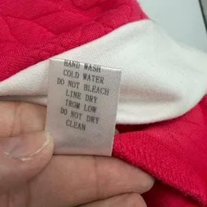 ANDTHEWHY Womens Pink Quilted Cable‎ Knit Hoodie Sweatshirt L Athleisure thumbnail 5