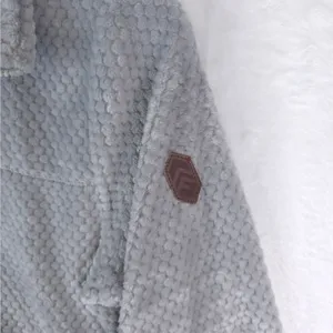 Free Country Jacket Womens S Gray Faux‎ Fur Full Zip Soft Plush Fleece Cozycore thumbnail 5