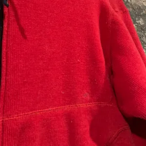 Polo Vintage Red/Black Ralph Lauren Embroidered Zip Up Sweatshirt Jacket thumbnail 7