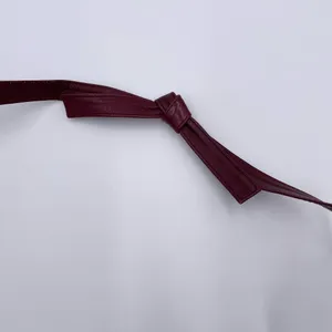 Vintage 60s 70s Stanley Blacker Designer Shoulder Bag Purse Burgundy Red Leather thumbnail 4