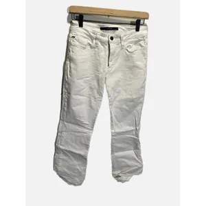 Joe's Jeans Icon Skinny Jeans Womens 26 White Stretch Denim Casual Chic‎ thumbnail 2