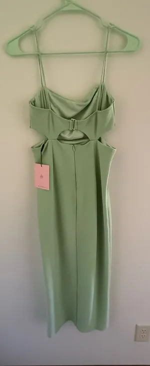 Hello Molly Midi Dress Green Sage thumbnail 1