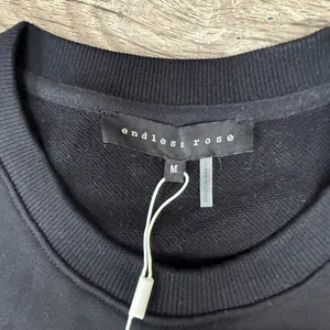 Endless Rose black sweatshirt with ‘love’ beaded‎ on front size m NWT thumbnail 4