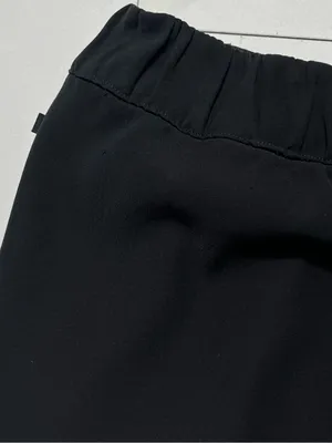 Lululemon Noir Black Pull on Skirt with attached belt tie size 6 thumbnail 9