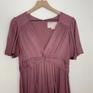 Gal Meets Glad Genevieve Empire Waist Mauve Womens Size 6 thumbnail 11