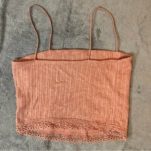 NWT Aeropostale Pink Seriously Soft Cropped Bungee Cami‎ Tank Top Size Medium thumbnail 7