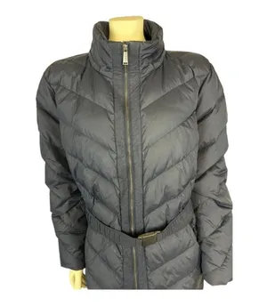 DKNY Navy puffer down 3/4 length coat with belt size 2x * thumbnail 5