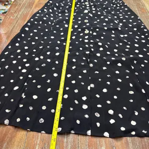 Wilfred Black and Off White Polka Dot Maxi Skirt Size 8 thumbnail 8