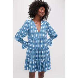 Tuckernuck Pomander Place Blue Ikat Kenzo Dress thumbnail 8