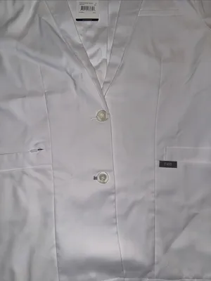 NWT FIGS White Women's Lab Blazer with Notch Collar thumbnail 6