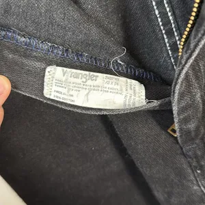 Wrangler Vintage Black High Rise Straight Mom Jean Bareback No Butt Pocket Jeans thumbnail 9