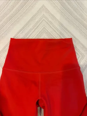 Lululemon Athletica Women’s Size 0 Red Leggings thumbnail 3