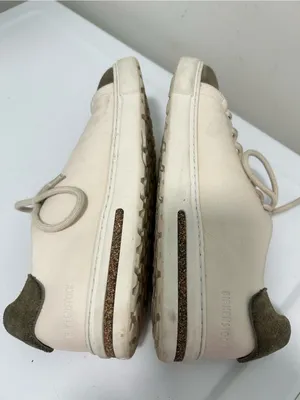 Birkenstock Bend Low Decon Pop Sneakers Taupe Eggshell Size 7 - 7.5 US Narrow thumbnail 8