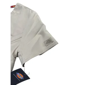 Dickies Xtreme Stretch V-Neck Scrub Top Dark Khaki‎ Stretch XXS Pockets Medical thumbnail 3
