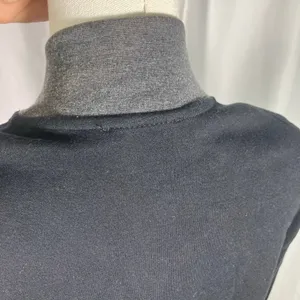 Alfani Black Zip‎ Bomber Jacket Sweatshirt Small Cotton Knit Grey Pockets New thumbnail 5
