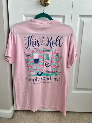 Simply Southern Pink Shirt thumbnail 2