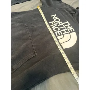 The North Face Gorpcore Pullover spellout Hoodie Sz:M Black Half Dome Logo thumbnail 3
