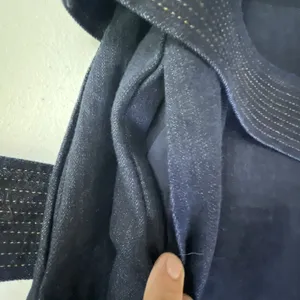 Banana Republic denim y2K blue Jean Dress Belt 10 bohemian retro career y2k thumbnail 14