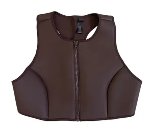 SKIMS Rubberized Scuba Swim High Neck Bikini Top Cocoa 2X Womens‎ Plus Size thumbnail 1