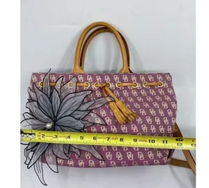 DOONEY & BOURKE Purple White Tan Tote Crossbodybag thumbnail 8