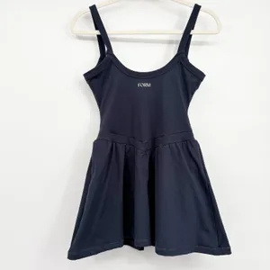 FORM Womens Navy Blue Drop Waist Tennis Pickleball Athleisure Active Dress M thumbnail 8