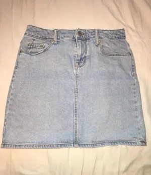 Boutique Denim Skirt Blue Size 6 thumbnail 1