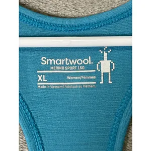 Smartwool Merino Sport 150 Women’s Blue Racerback Tank Active Hiking Athletic XL thumbnail 5