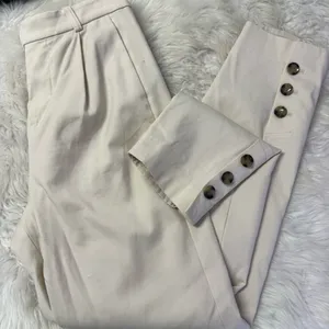 Banana Republic x Harbison Pleated Khaki Dress Pants – Size 2L thumbnail 6