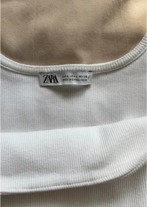 ZARA Ribbed Tank Top thumbnail 2