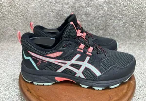 Size 7- ASICS Gel Venture 8 Black Clear Blue W thumbnail 1