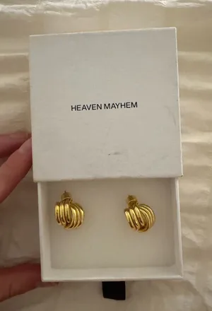 Heaven mayhem earrings Gold thumbnail 1